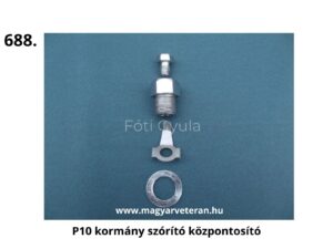 Pannonia P10 kormányszorító központosító csavar, rögzítő lemez és alátét alkatrészek