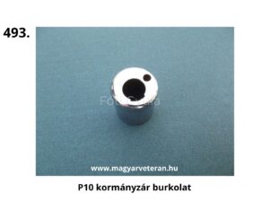 P10 kormányzár burkolat krómozott kivitelben veterán motorkerékpár kormányzár alkatrész