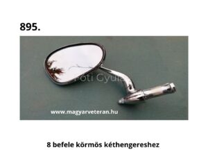 Pannonia kormányvég tükör 8 befogós kivitel kéthengeres motorhoz veterán alkatrész