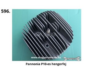 Pannónia P10-es hengerfej bordázott kialakítással veterán motorkerékpárhoz és felújításhoz