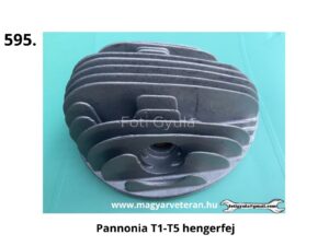 Pannónia T1 T5 hengerfej bordázott kivitelben léghűtéses veterán motorhoz restauráláshoz