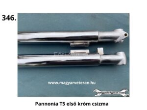 Pannónia T5 első króm teleszkóp csizma veterán motorkerékpár első villához