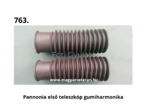 Pannónia motor első teleszkóp gumi harmonika teleszkóp porvédő veterán motorkerékpár futómű alkatrész