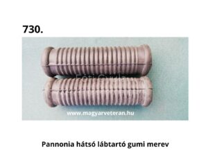Pannónia motor hátsó merev lábtartó gumi pár veterán motorkerékpár alkatrész