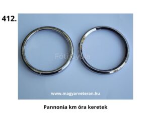 Pannónia kilométeróra krómozott keretek motorkerékpárhoz, veterán műszer rögzítő alkatrészek ``