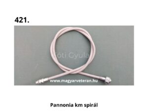 Pannónia kilométeróra spirál motorkerékpárhoz, veterán km óra meghajtó bowden