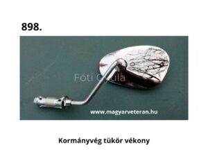 Pannonia vékony kivitelű kormányvég visszapillantó tükör veterán motor alkatrész