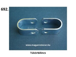 U alakú, horganyzott acél tükörbilincsek Pannonia motorkerékpár visszapillantó tükör rögzítéséhez, párban