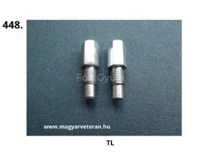 TL lengővillához való excenter csavar pár, veterán motorkerékpár futómű alkatrész