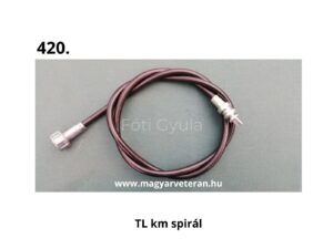 TL kilométeróra spirál motorkerékpárhoz, veterán km óra meghajtó bowden