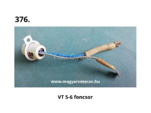 VT 5–6 foncsor foglalat motorkerékpárhoz, lámpa izzó foglalat elektromos alkatrész vezetékkel