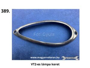 VT 2-es lámpa keret motorkerékpárhoz, krómozott veterán hátsó lámpa rögzítő alkatrész
