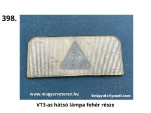 VT3-as hátsó lámpa fehér része motorkerékpárhoz, veterán hátsó lámpa műanyag alkatrész