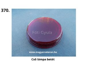 Cső lámpa betét motorkerékpárhoz, piros veterán hátsó lámpa alkatrész