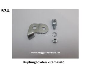 Pannónia kuplungbowden kitámasztó alkatrész készlet csavarral, alátéttel és anyával, veterán motorkerékpárhoz