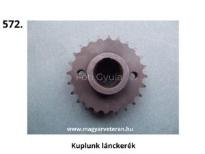 Pannónia kuplung lánckerék fogazott kivitelben, veterán Pannónia motorkerékpár kuplung hajtásához