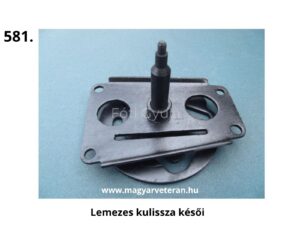 Késői kivitelű lemezes kulissza tengellyel veterán motorkerékpár sebességváltó mechanizmushoz