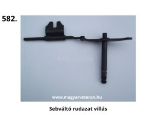 Villás kialakítású sebváltó rudazat veterán motorkerékpár mechanikus sebességváltójához