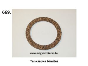 Parafa alapú tanksapka tömítés klasszikus motorkerékpárokhoz, amely megbízható zárást biztosít és megakadályozza az üzemanyag szivárgását