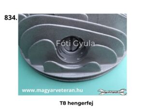 Pannonia T8 motor hengerfej veterán motorkerékpár hengerfej alkatrész