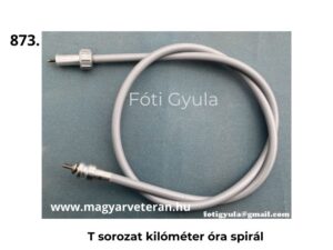 Pannonia T sorozat kilométeróra bowden km óra spirál veterán motorkerékpár alkatrész