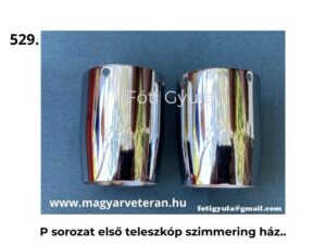 P sorozat első teleszkóp krómozott szimmering ház veterán motorkerékpárhoz, felújított fémből készült alkatrészpár