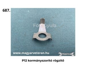 Pannonia P12 motorkerékpár kormányszorító rögzítő lemez, gyári jellegű kivitelben