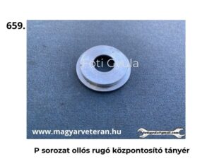 P sorozatú ollós rugóhoz való központosító tányér veterán motorkerékpár sebváltóba, precíziós esztergált acél kivitel