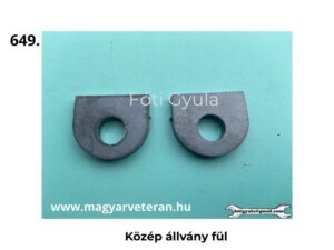 Veterán motorkerékpár középállványhoz való acél fül alkatrészek, furattal ellátva, párban