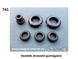 Pannónia motor vezeték átvezető gumigyűrű kábelátvezető gumi veterán motorkerékpár elektromos alkatrész