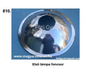 Pannonia első fényszóró foncsor reflektor lámpabetét veterán motorkerékpár alkatrész
