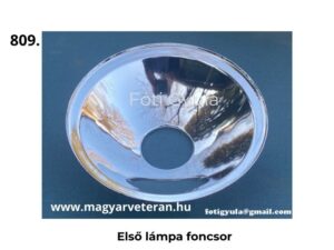 Pannonia első fényszóró foncsor lámpabetét veterán motorkerékpár alkatrész