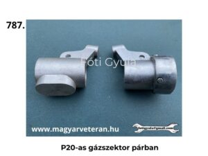 P20-as gázszektor párban, gázkar szektor veterán Pannónia motorkerékpárhoz