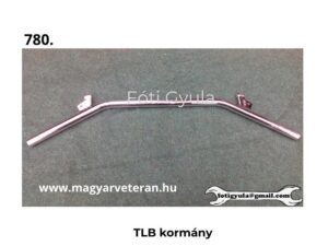 Pannónia TLB motor kormány krómozott kormányrúd veterán motorkerékpár alkatrész