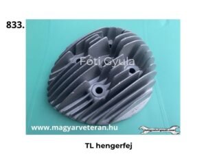 Pannonia TL hengerfej motor hengerfej veterán motorkerékpár alkatrész